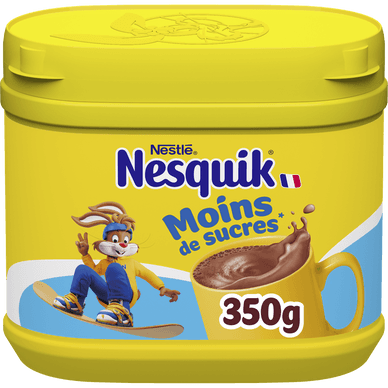 Poudre chocolatée Moins de sucres - 350gr NESQUIK