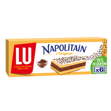 Gâteaux au chocolat L'Original Napolitain - 180gr LU