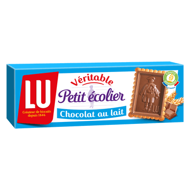 Biscuits petit beurre chocolat au lait Petit Ecolier - 150gr LU