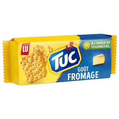 Biscuits apéritifs crackers goût fromage - 100gr TUC LU