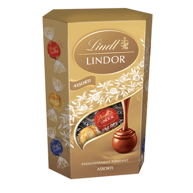 Boule chocolat assorti fourré fondant Lindor - 200gr LINDT