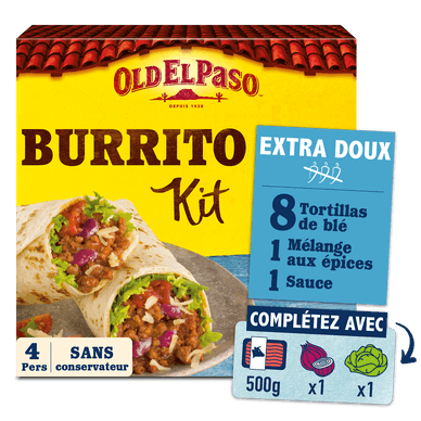 Kit burrito extra doux - 491gr OLD EL PASO