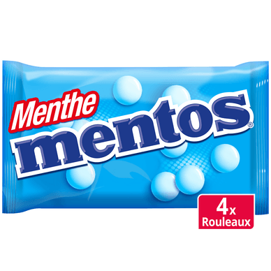 Bonbons tendres dragéifiés arôme naturel de menthe - 152gr MENTOS