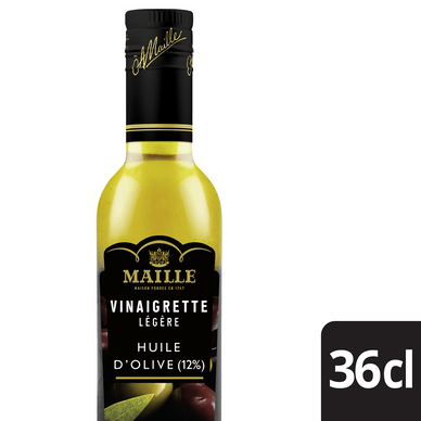 Vinaigrette à l'huile d'olive et aux olives noires - 36gr MAILLE